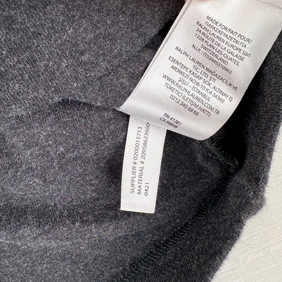 LRL Women's Long Sleeve Shirt with Suede Elbow Black Size Large - Picture 13 of 13